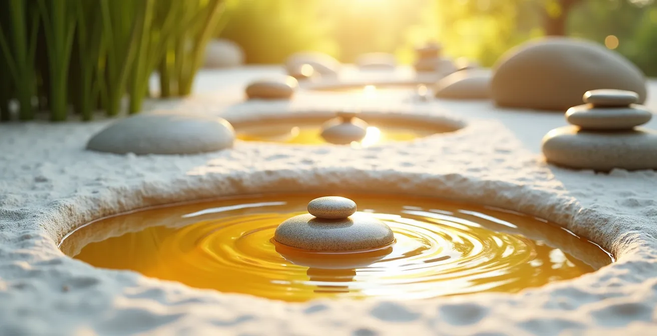 Schematische Darstellung der CBD-Wirkung auf das Endocannabinoid-System